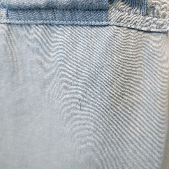 Standard James Perse Womens Light Blue Shirt Dress Minimalist Casual Preppy Sz 3 - Picture 11 of 11